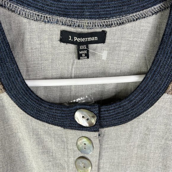 J Peterman Daisy Goes Dancing Mixed Media Dress - XXS, NWOT - Picture 3 of 10